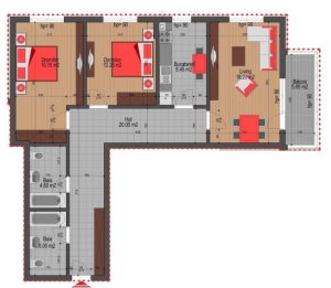 Apartament 3 camere - Tip 3B - Splaiul Unirii - Comision 0