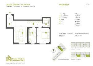 Magnolia Residence Bucurestii Noi - Straulesti - apartament 2 camere - 2021